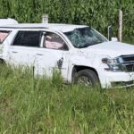 Se accidenta vehículo en el que habitualmente se traslada Geovanna Bañuelos