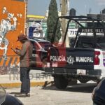 Patrulla de la policía municipal participa en choque